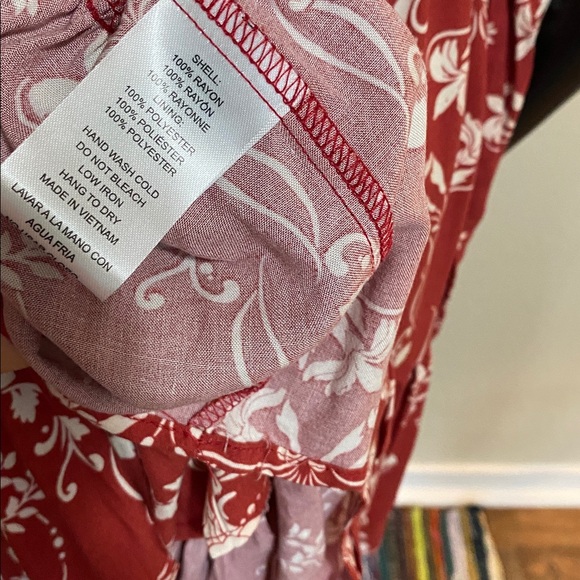 Windsor Red Floral Mini Dress - Picture 11 of 12